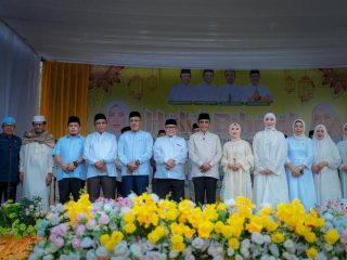 Halal Bihalal Di Morut Gubernur Anwar Hafid Tekan "Sedekah, Sabar Dan  Memanfaatkan"