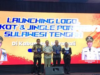 Bupati Parigi Moutong Menghadiri Launching Logo Maskot Dan Jingel Porprov X Sulawesi Tengah