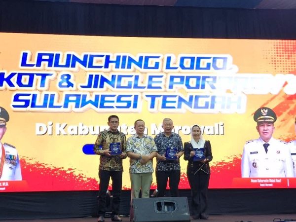 Bupati Parigi Moutong Menghadiri Launching Logo Maskot Dan Jingel Porprov X Sulawesi Tengah
