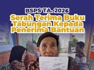 Dinas PU CKPP Banyuwangi Melaksanakan Giat Serah Terima Buku Tabungan BSPS TA 2026