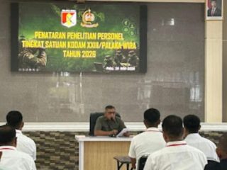 Kasdan XXlll /Palaka Wira Buka Penataran Litpers Tingkat Satuan Kodam Tahun Ini