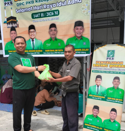 Moment Idul Adha, PKB Kapuas Potong Hewan Qurban