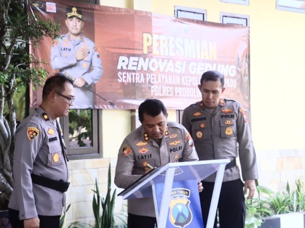 Polres Probolinggo Resmikan Gedung SPKT Baru Tingkatkan Kualitas Pelayanan Masyarakat
