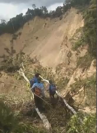 Pasca Gempa Sigi, Tim Turun Survei Longsor Gunung di Kamarora yang Menutup Aliran Sungai
