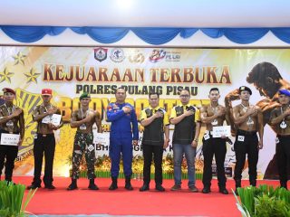 Body Contest HUT Bhayangkara Jadi Panggung Atlet Lokal, Bupati Pulang Pisau Beri Dukungan Penuh