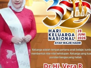 Momentum Harganas Ke-33, Vera Mastura Gaungkan Pentingnya Keterlibatan Ayah dalam Keluarga
