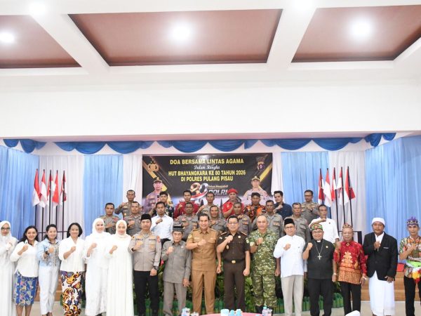 Doa Bersama Hari Bhayangkara Ke-80 Perkuat Sinergi Polri dan Pemerintah Untuk Menjaga Pulang Pisau Tetap Kondusif