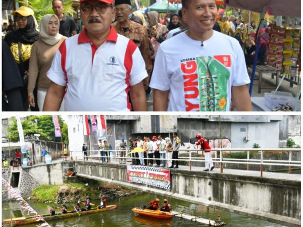 "Kali Botoran Bergemuruh, PLT Bupati Buka Lomba Dayung Rayakan Kemerdekaan"Warga Tumplek, Air Kali Jadi Saksi Semangat 17-an