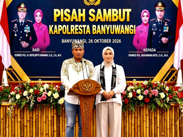 Pucuk Pimpinan Polresta Banyuwangi Berganti, Pemkab dan Tokoh Masyarakat Sambut Kapolresta Baru
