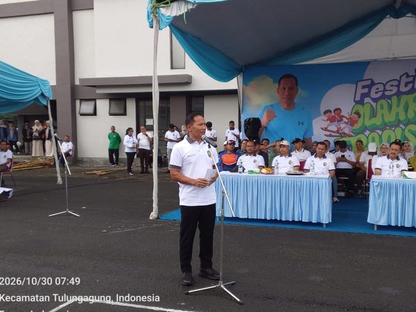 Semarak Hari Jadi Ke-821 Tulungagung,  Plt. Bupati Tulungagung H. Ahmad Baharudin Menghadiri Festival Olah Raga Tradisional Yang Diikuti 765 Peserta Dari Seluruh OPD